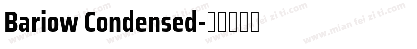 Bariow Condensed字体转换